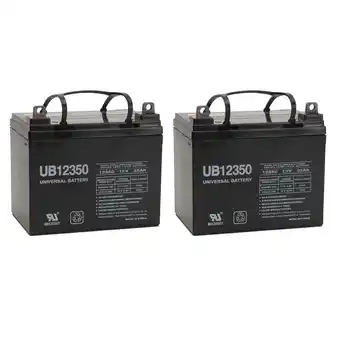 Walmart Set of 2 12Volt 35Amp Wheelchair SLA Batteries offer