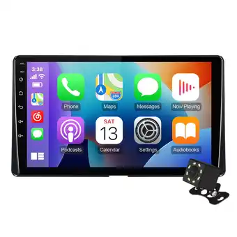 Walmart 2+32G 9 inches Android 12 Double Din Car Stereo for Toyota Sienna 2015-2018 IPS Touchscreen Screen offer