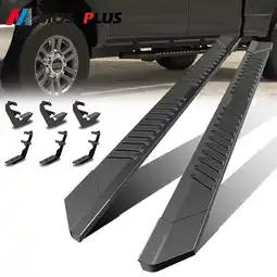 Walmart MOSTPLUS Running Boards Side Steps Nerf Bar for 2017-2024 Ford F250 Superduty Crew Cab offer