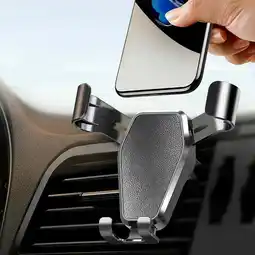 Walmart Rimoody Phone Holder Clip Car Air Vent Mount Stand for 4.6in - 7in mobile phone Universal offer