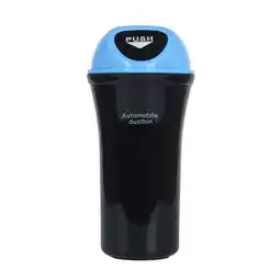 Walmart ICQOVD Mini Car Trash Can Box Trash Can with Lid Car Trash Can for Vehicle, Home and Office offer