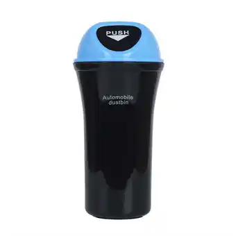 Walmart ICQOVD Mini Car Trash Can Box Trash Can with Lid Car Trash Can for Vehicle, Home and Office offer