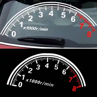 Walmart Deyuer Fashion Reflective Car Sticker Rear Windshield Speedometer Decor Graphics Decal,Mix Color offer