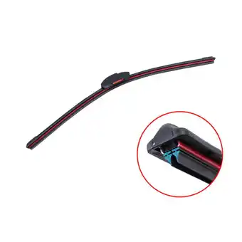 Walmart Car Wiper blades Universal Frameless Bracketless Car Soft Rubber Double H6I8 offer