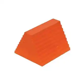 Walmart Vestil 6 x 9.5 x 8 in. Urethane Standard Eye Bolt Wheel Chock - Orange offer