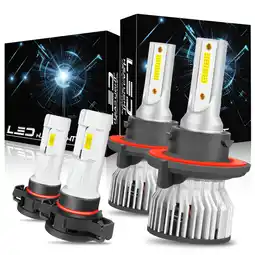 Walmart For 2016-2020 Chevy Spark LED Headlight Bulbs High Low Beam Fog Light Set 4pcs offer