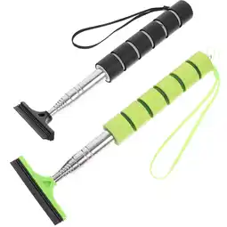 Walmart 2 Pcs Rear Mirror Squeegee Wiper View Squeeze Rechargeable Mirrors Car offer