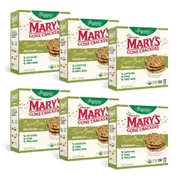 Walmart (6 Pack) Mary's Gone Crackers Organic Super Seed Rosemary, Gluten-Free Crackers, 4oz offer