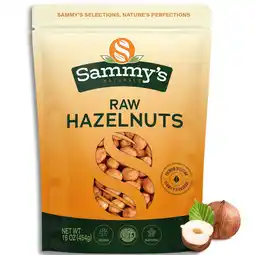 Walmart Sammys Raw Hazelnuts With Skin - Nutritious Snack 16 oz offer