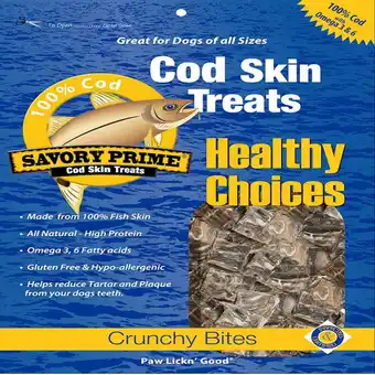 Walmart Savory Prime Cod Skin Fish Crunchy Bites 16 oz offer