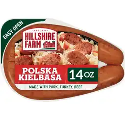 Walmart Hillshire Farm Polska Kielbasa Smoked Sausage, 14 oz offer