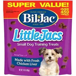 Walmart Bil-Jac Little Jacs Small Dog Liver Treats 16 oz offer