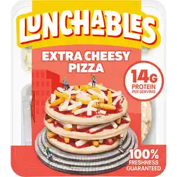 Walmart Lunchables Extra Cheesy Pizza Kids Lunch Snack, Baked, Whole, 4.2 oz, Refrigerated, Plastic Tray offer