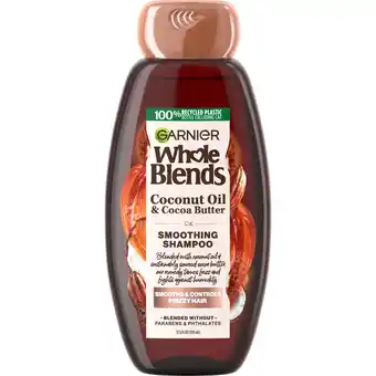 Walmart Garnier Whole Blends Frizz Control Nourishing Daily Shampoo, All Hair Types, 12.5 fl oz offer