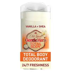 Walmart Old Spice Whole Body Deodorant for Men, Total Body Aluminum Free Stick, Vanilla + Shea, 3oz offer