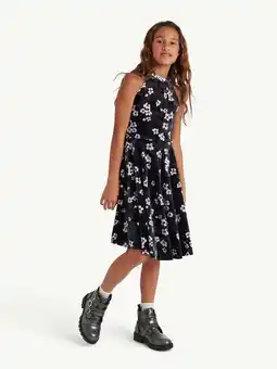 Walmart Justice Girls Halter Printed Velour Dress, Sizes XS-XLP offer