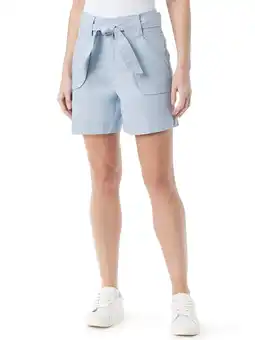 Walmart Gloria Vanderbilt Women's High Rise Belted Weekend Shorts, 6 Inseam offer