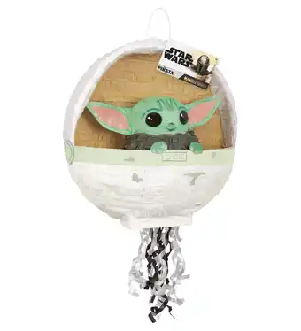 Walmart Star Wars Pull String The Child Baby Yoda Pinata, 17.5 x 17.5 offer