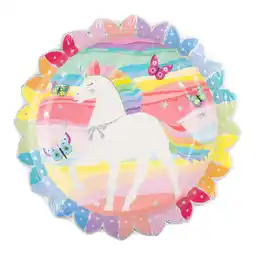 Walmart Strictly Fancy 9 10 Count Unicorn plate offer