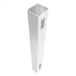 Walmart Line Post for White Vinyl Routed Fence Caps Included set of 2 offer