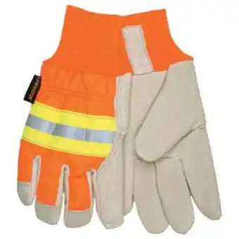 Walmart Mcr Safety Leather Gloves,Beige,XL,PR 3440XL offer