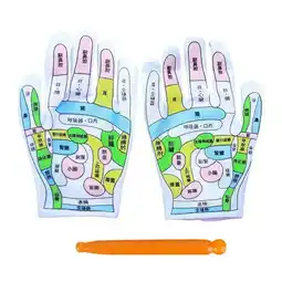 Walmart SF Polyester Acupoint Gloves Elastic White for Daily Use with Massage Stick AU J7M6 offer