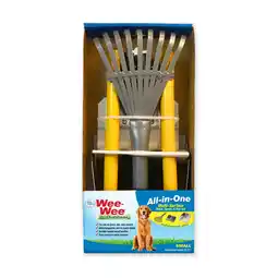 Walmart Four Paws Wee-Wee Dog Poop Rake, Spade & Pan, Black Metal & Wood Pooper Scooper Set, SM offer