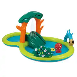 Walmart Play Day Round Inflatable Backyard Play Center & Kiddie Splash Pool, Ages 2 & up, Unisex offer