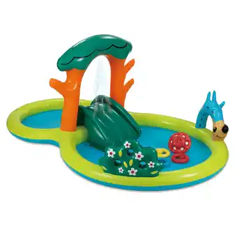 Walmart Play Day Round Inflatable Backyard Play Center & Kiddie Splash Pool, Ages 2 & up, Unisex offer