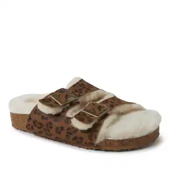 Walmart Fireside by Dearfoams Women's Tamworth Genuine Shearling Double Band Sandal offer