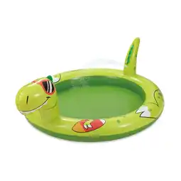 Walmart Play Day Inflatable Dino Spray Pool, Round, Green, Ages 2+, Unisex offer