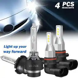 Walmart D4S HID Xenon Headlight Bulb Low Beam + 9006 Fog Light For Lexus ES350 2007-2012,4pcs offer