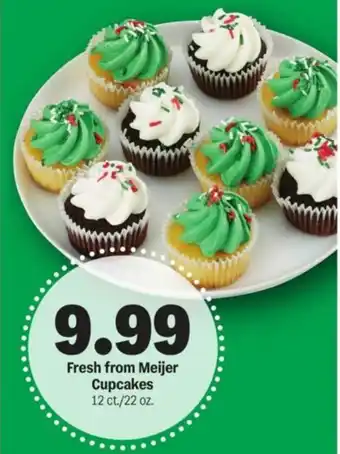 Meijer Fresh from Meijer Cupcakes offer