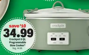 Meijer Programmable Slow Cooker offer