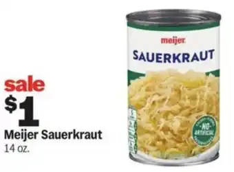 Meijer Meijer Sauerkraut offer