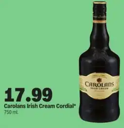 Meijer Carolans Irish Cream Cordial offer