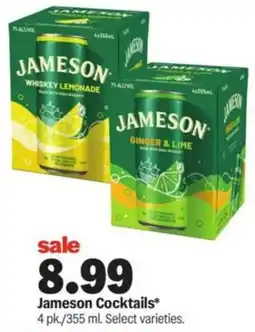 Meijer Jameson Cocktails offer