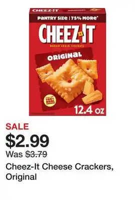 Wegmans Cheez-It Cheese Crackers, Original offer