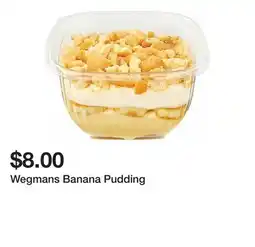 Wegmans Wegmans Banana Pudding offer