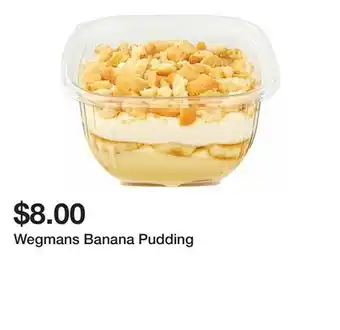 Wegmans Wegmans Banana Pudding offer