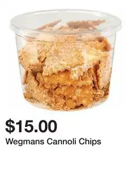 Wegmans Wegmans Cannoli Chips offer