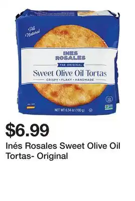 Wegmans Inés Rosales Sweet Olive Oil Tortas- Original offer