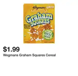 Wegmans Wegmans Graham Squares Cereal offer