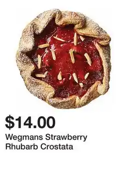 Wegmans Wegmans Strawberry Rhubarb Crostata offer