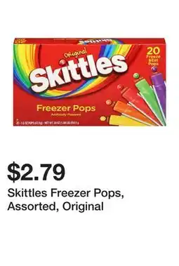 Wegmans Skittles Freezer Pops, Assorted, Original offer