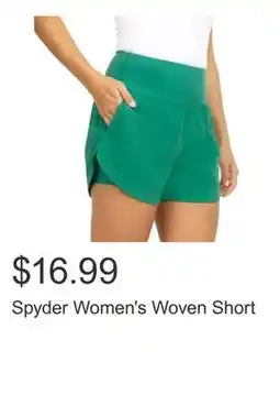 Costco Spyder Women's Woven Short offer