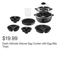 Costco Dash Ultimate Deluxe Egg Cooker with Egg Bite Trays offer