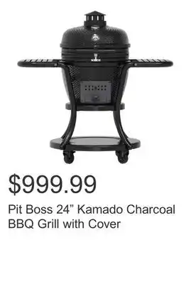 Costco Pit Boss 24 Kamado Charcoal BBQ Grill with Cover offer