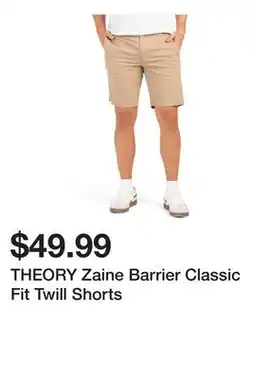 Marshalls THEORY Zaine Barrier Classic Fit Twill Shorts offer