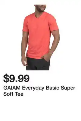 Marshalls GAIAM Everyday Basic Super Soft Tee offer